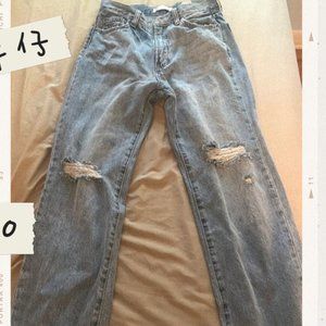 moussy ripped jeans